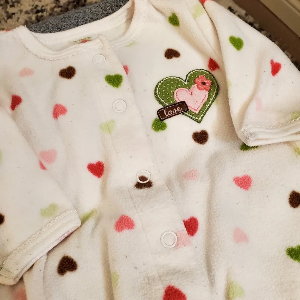 Carter's Soft Footsie Pjs 3 months